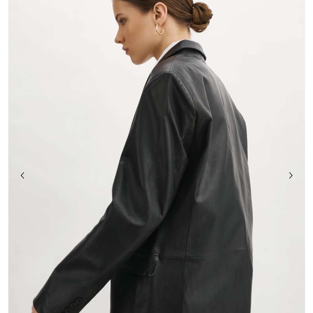 SEXY buttery soft Felina Classic Black Leather Jacket - Picture 4 of 8